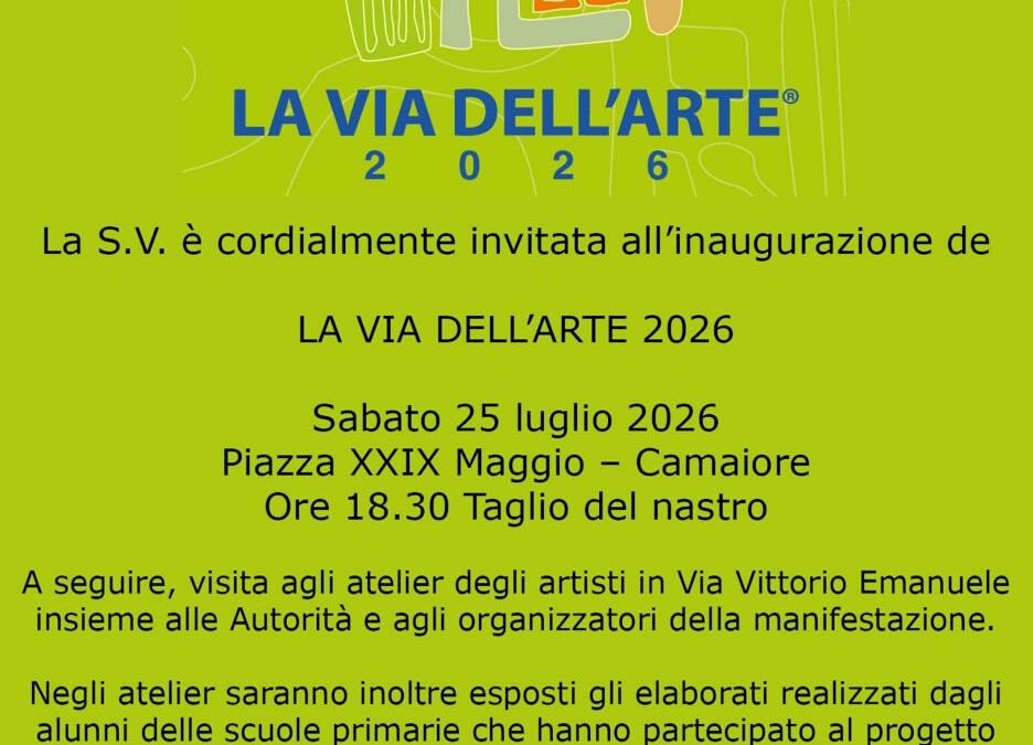 Mostra collettiva | “La Via dell’Arte 2026”